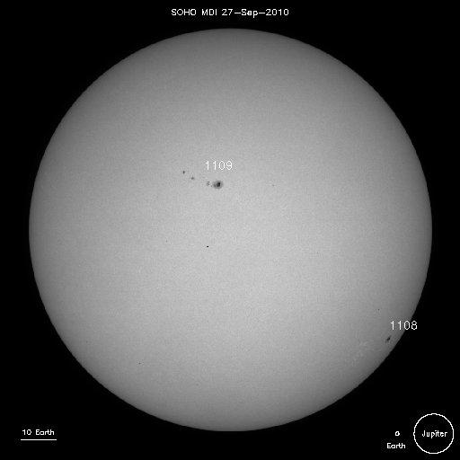 Sunspot image from