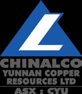 Chinalco Yunnan Copper Resources Limited ABN 29 070 859 522 Level 5, 10 Market Street Brisbane QLD 4000 GPO Box 216 Brisbane QLD 4001 Tel: +61 7 3212 6204 Fax: +61 7 3212 6250 ASX Release 4 December