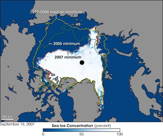 Fabled Northwest passage opened for first time in history in 2007