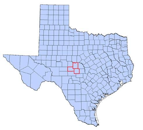 Figure 3: Location of Calf Creek in Texas NHD Flowlines The National Hydrography Dataset Plus (NHDPlus) provides hydrologic data for the nation, divided up into 21 regions.