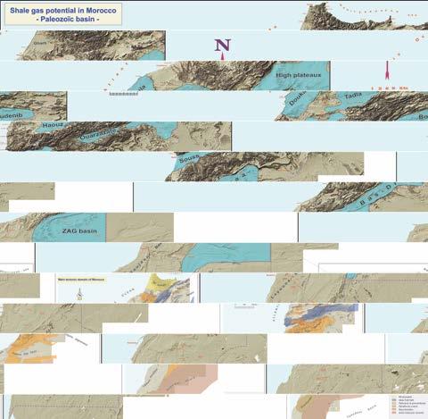 Shale gas potential in Morocco Paleozoic system BASIN AREA (Km²) FORMATION TOC (%) Boudenib 34 000 Carboniferous 1 1.45 Devonian 1 1.