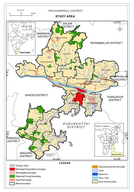 Land Use / Land Cover Mapping In Analysis Of Tiruchirappalli District, Tamilnadu Using Geoinformatics 162 is conducible for agriculture and crops such as ragi (finger millet) and cholam (maize) are