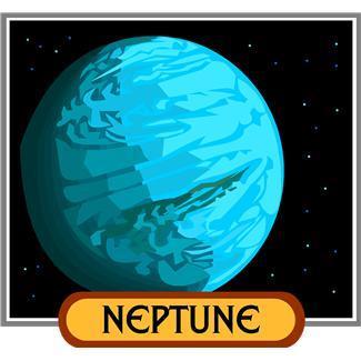 Name: Date: Facts about Neptune Neptune is named after the Roman god of the sea. Is the eighth planet in the Solar System. Is the farthest planet from the Sun in the Solar System. Has 13 moons.