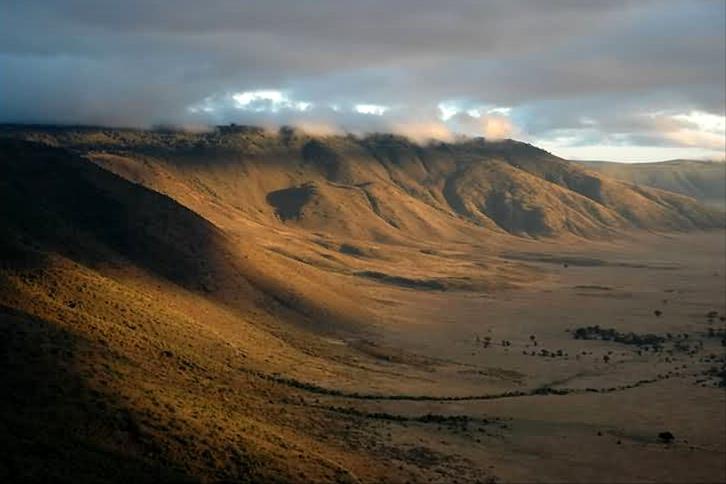 The crater is famous for varieties of wildlife, 'magic' moving sand, and