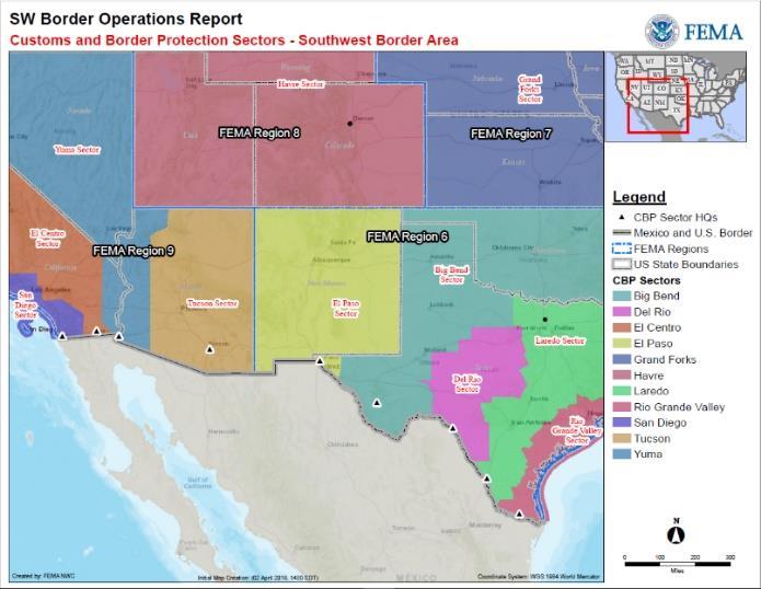 FEMA support to IBEC Current Situation: FEMA continues to support DHS and the Interagency Border Emergency Cell (IBEC) with operations on the southwest border.