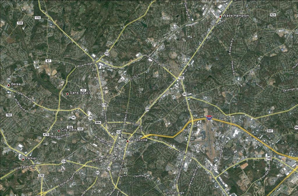 PROJECT SITE Image Courtesy of Google Earth TM Project Manager: Drawn by: NJ Checked by: Approved by: Project No. 86145008 Scale: N.T.S. File Name: Date: 04/17/2014 3534 Rutherford Road Taylors, South Carolina 29687 PH.
