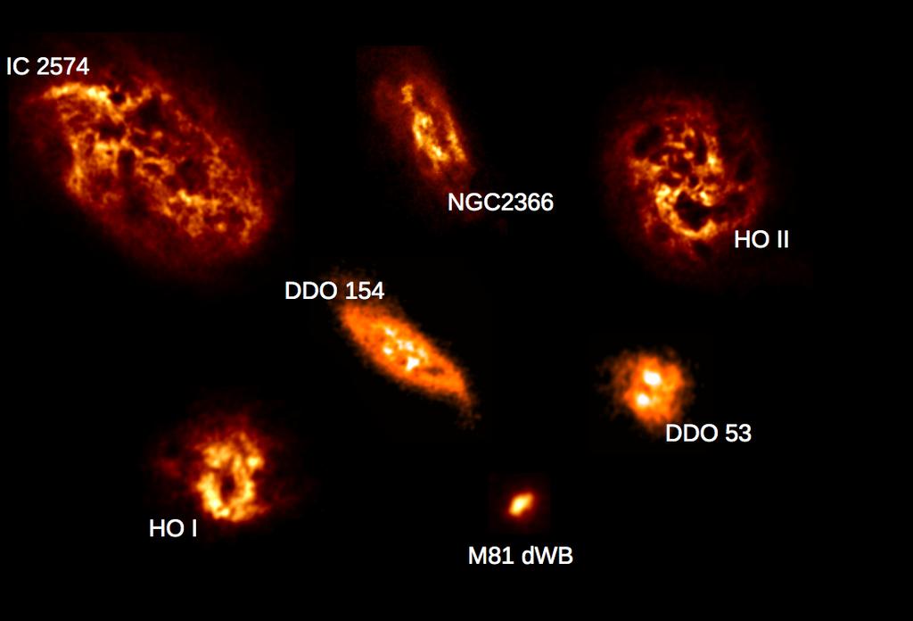 5~5 km s-1) resolution observations for 34 nearby (< 15 Mpc) galaxies - complemented with multi-λ data (B,V,