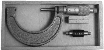 Micrometer Micrometer A typical outside micrometer Types of micrometers A micrometer, like a vernier caliper, is used to make precise measurements of