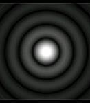 Light diffraction on a single circular aperture ( aperture is an elegant