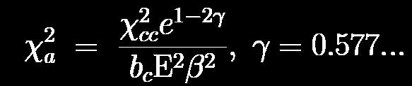 Coulomb collisions: Molìere theory In the small angle limit: dσ dσ Mol Mol dω dω small small 4z Z r = 4 β E me c 4 θ 4 θ 4 ( θ + χ