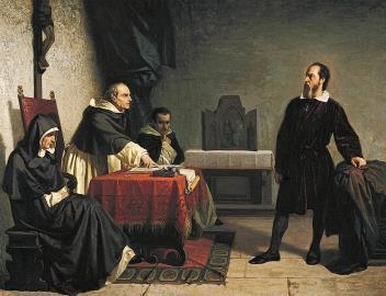 observations as law Church argued that Galileo was a heretic and threw him in jail