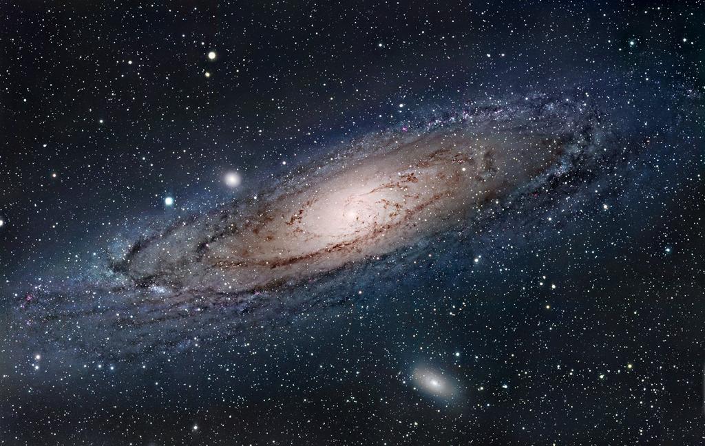 The Andromeda Galxy as seen from the Hubble Space Telescope Image from: http://inthe-universe.blogspot.