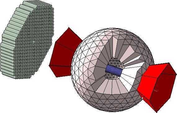 The Crystal Ball at MAMI - The crystal ball detector consists of 672 NaI(Tl) scintillation detectors