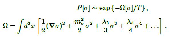 ~< > It has a probability distribution of the form: where: and, near