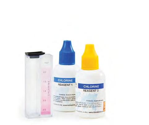 HI382F With Color Cube The HI382F is a colorimetric chemical test kit that determines the free chlorine concentration within a 0.0 to 2.0 mg/l (ppm) range.