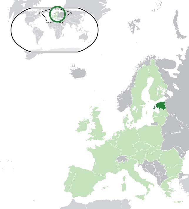 Population: 1,3 million (69% Estonians) Area: