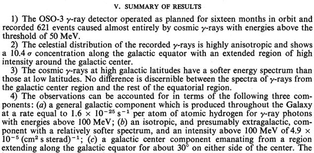 THE ISOTROPIC GAMMA RAY BACKGROUND IGRB first discovered by