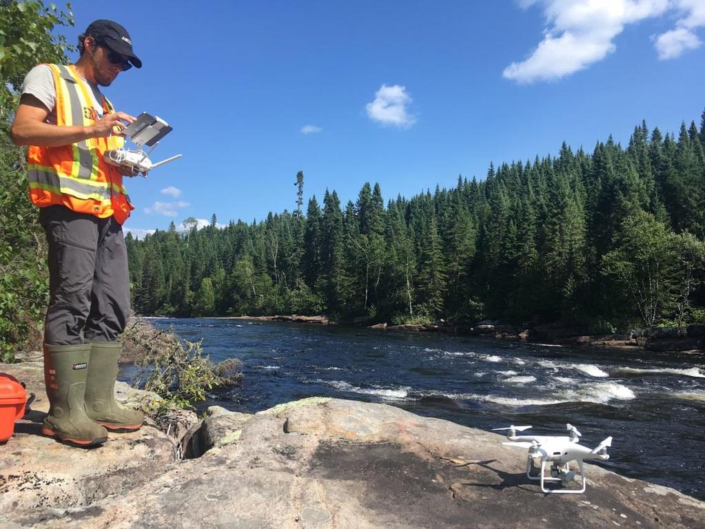 13 Drones (Unmanned Aerial Vehicles [UAVs]) Applications: Detailed surveying, 3D surface rendering (volumetric calculations) Inventory forestry, agriculture, wetland and vegetation community