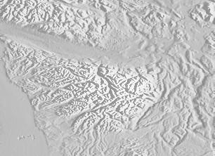 Dashed contour lines represent a model of the depth of the plate interface [McCrory et al., 2006].