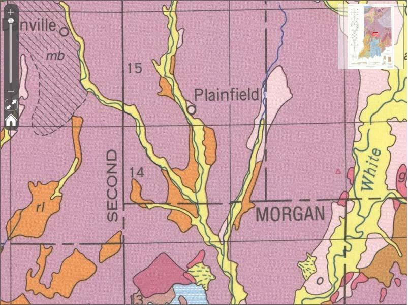 Quaternary geologic map