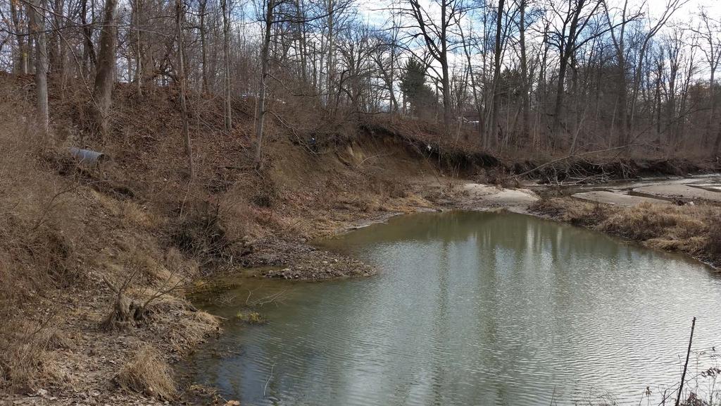 White Lick Creek at SR 267, near Plainfield, Indiana (39.