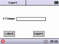 [Next]: Move to the next step. File Name: Input the name of the export file.