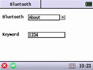 6.6 Bluetooth Set the parameter of Bluetooth. Bluetooth: Set ON/OFF of the Bluetooth.
