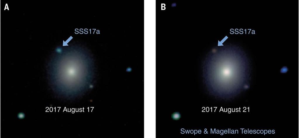 More details on the binary neutron star merger - Two neutron stars with a total mass of ~3 solar masses - The remnant object has 1.