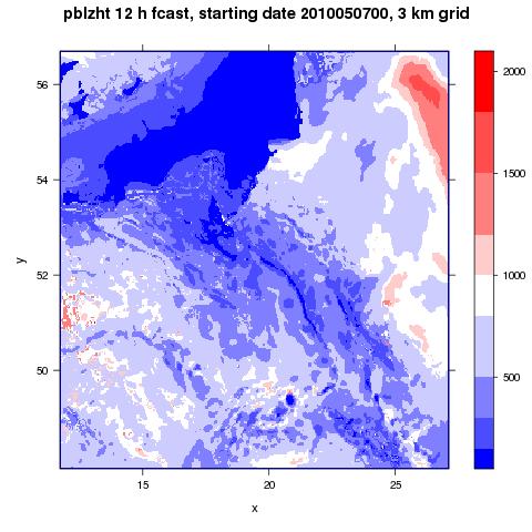 The usefulness of the NOAH land surface model coupled to COAMPS has been tested on a case of convection development during 7 May 2010.