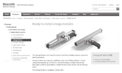 com Omega module product information: http://www.boschrexroth.