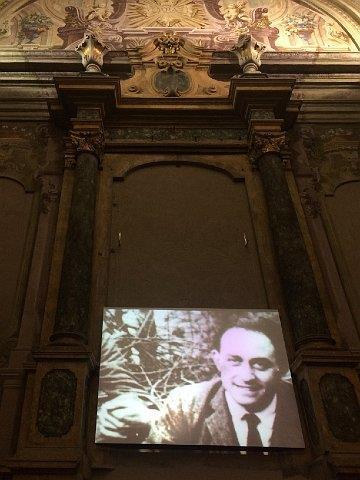 The Enrico Fermi Exhibition the theater In the abside of the church there was