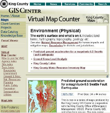 Virtual Map Counter Over 70 maps PDF format provides pan and zoom ability and quality