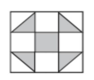28. 81 men can do a piece of work in 12 days. How many men working at the same rate are required to do it in 9 days? (a) 54 (b) 108 (c) 61 81 144 29. What fraction of the square below is unshaded?