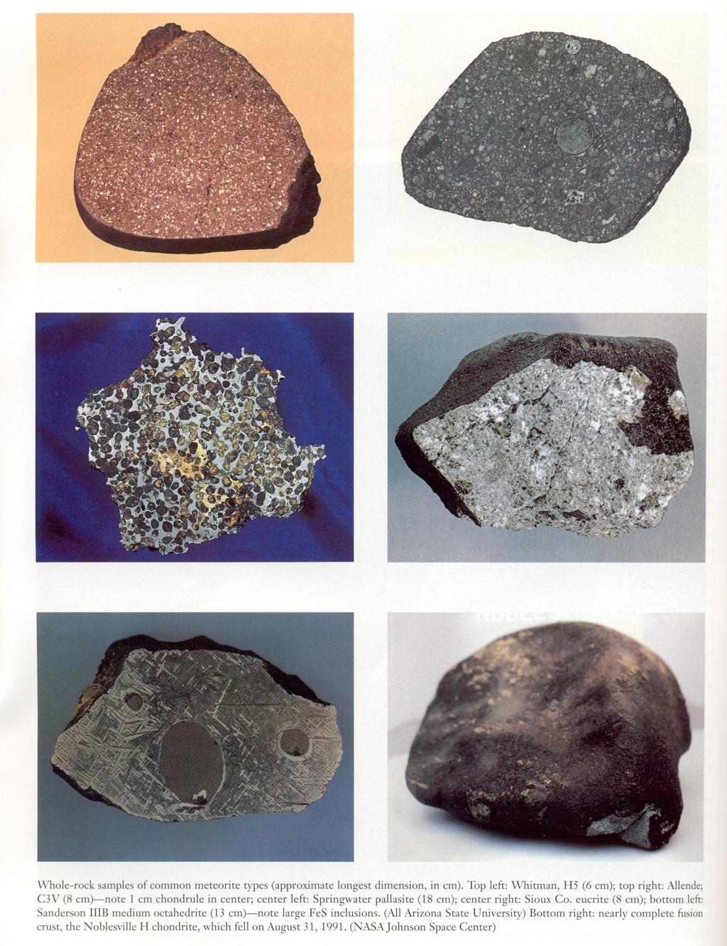 Types of Meteorites Undifferentiated Ordinary Chondrite Carbonaceous