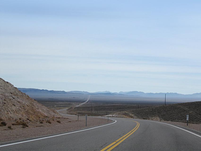 7km from Nevada Highway 95 on a well