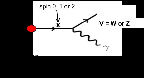Figure 1: X Vγ Section 4 describes preliminary results from a generic search for new massive X bosons.