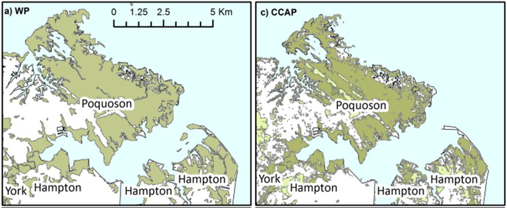 Wetland Characterization 4 Datasets NWI (USFWS) CCAP (NOAA) NLCD (USGS) Wetland Potential (NOAA) Spatial