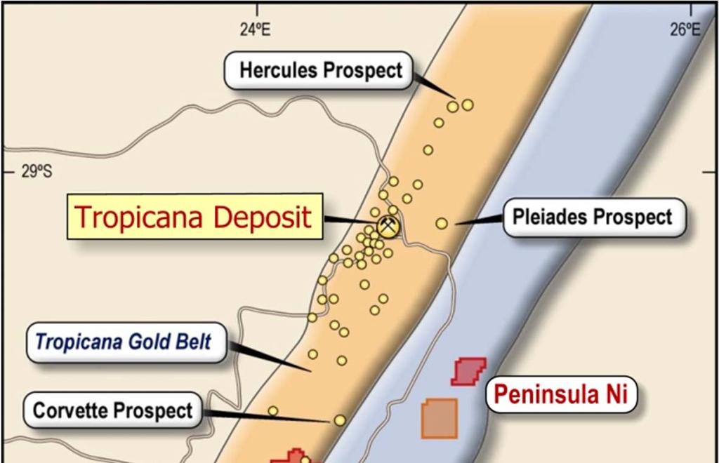Overview The Peninsula Project is located approximately 300 kilometres from Kalgoorlie.