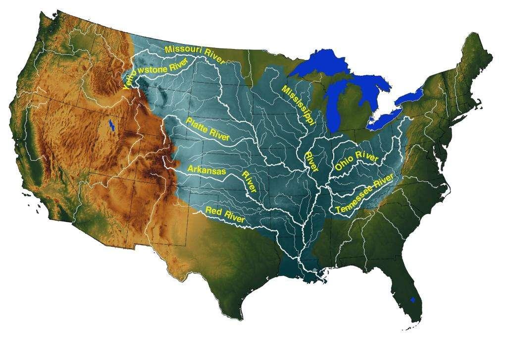 National Watersheds Affected by Drought 1 2 3 4 1. Great Lakes 2. Missouri River Basin 3.
