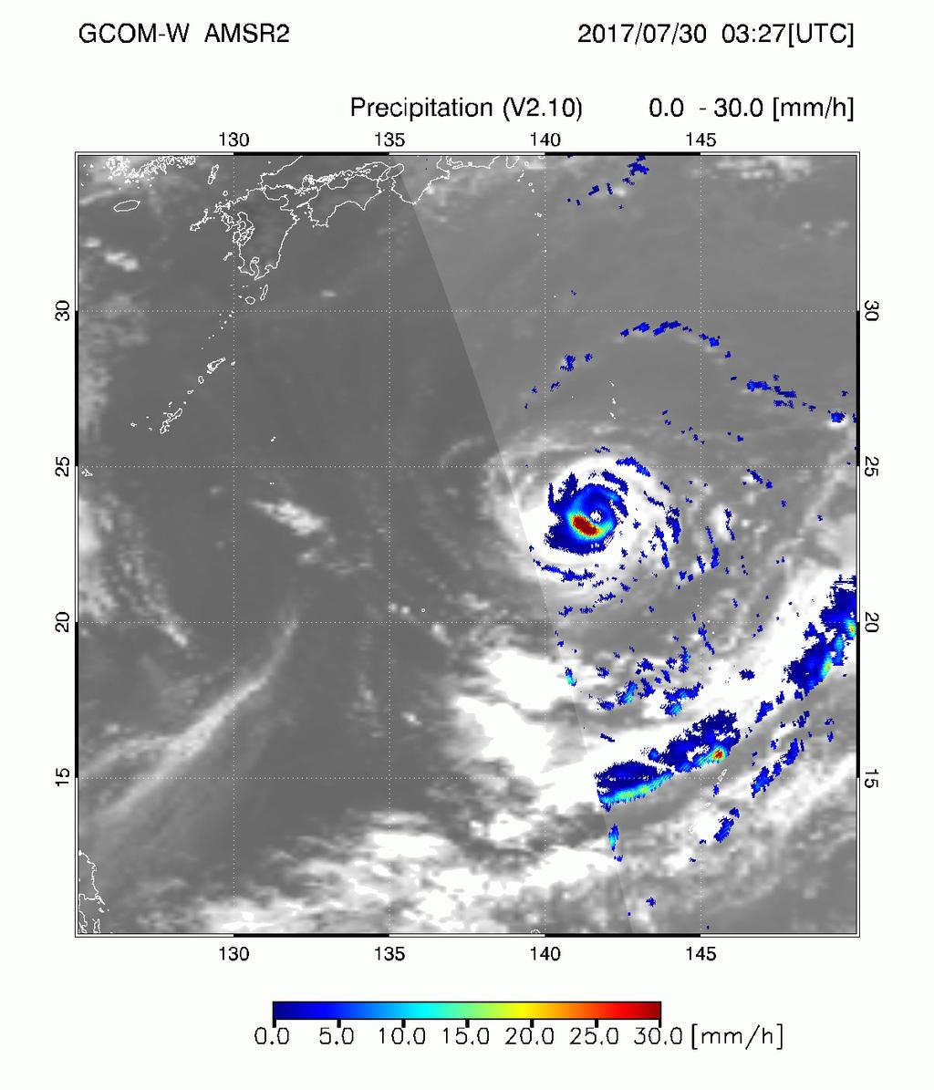AMSR2 All- weather Sea Surface Wind Speed Algorithm provided by Akira Shibata (RESTEC) All-