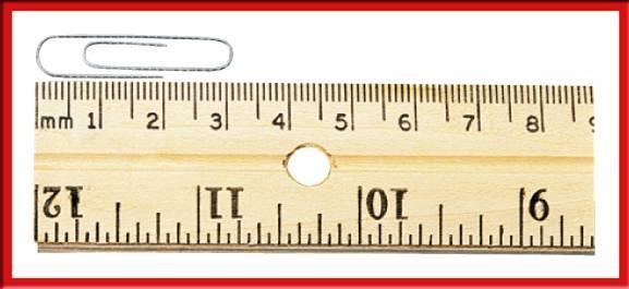 1.2 Choosing a Unit of Length The size of the unit you measure with will depend on the size of the object being measured.