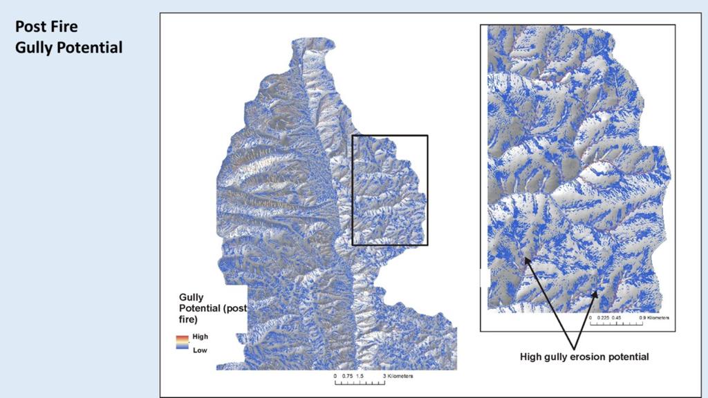 An gully erosion model was used in the analysis (Parker et al. 2010).