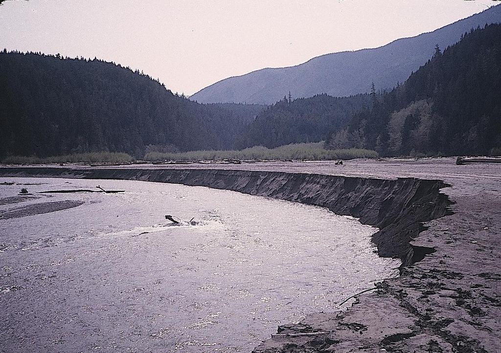 River Erosion River is allowed to erode a channel through the reservoir sediments The rate of erosion depends on the