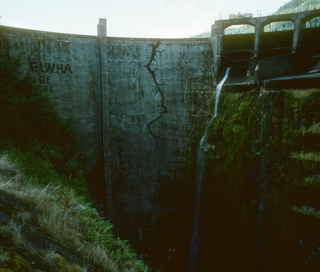 The End Eco-Prank at Glines Canyon Dam on the