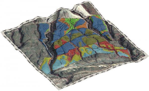 Geological and mineral resources studies: On mining research and exploitation sector of minerals useful, the main role of GCC is to provide preparation of geological maps, representation of layers,