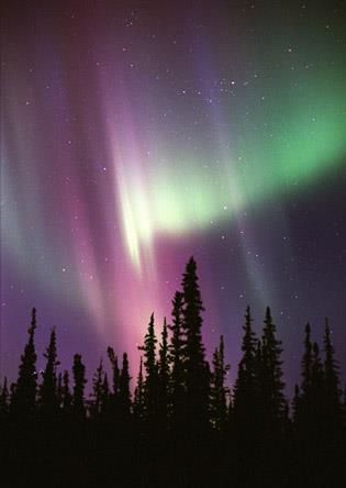 Northern Lights Aurora borealis happens in ionosphere. Aurora Borealis is also called the Northern Lights.