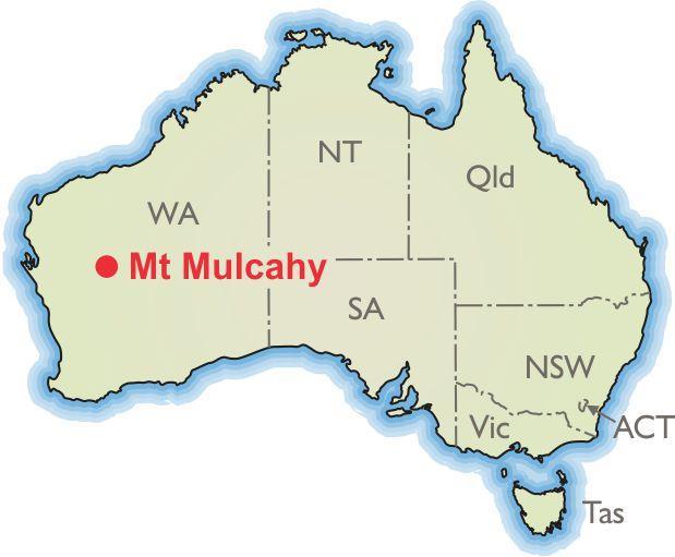 The Mt Mulcahy Project Located 50 km north of Cue in WA s Murchison Mineral Field 100% owned by Pegasus Archaean VMS-style mineralisation Historic exploration conducted in the 1970s & 80s Similar