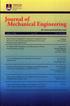 Journal of Mechanical Engineering