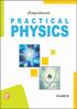 Comprehensive PRACTICAL PHYSICS FOR CLASS XI