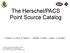 The Herschel/PACS Point Source Catalog